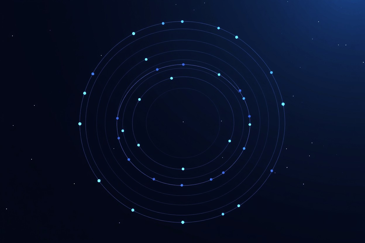 Astrologisches Horoskoprad mit Planetenpositionen